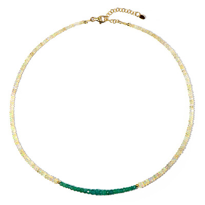 Collier en argent et Opale Welo