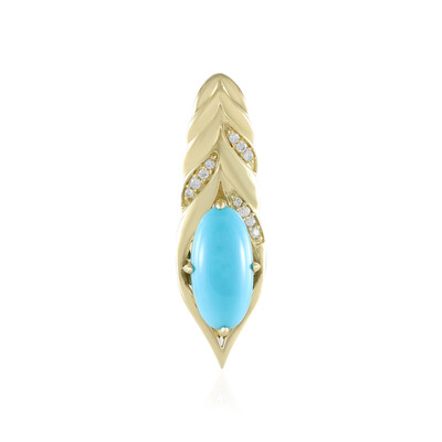 Pendentif en or et Turquoise Sleeping Beauty (de Melo)
