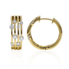 Boucles d'oreilles en or et Diamant IF (D)