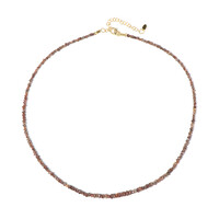 Collier en argent et Diamant chocolat