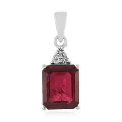 Pendentif en argent et Rubis de Madagascar