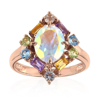 Bague en argent et Topaze Rayon de Lune