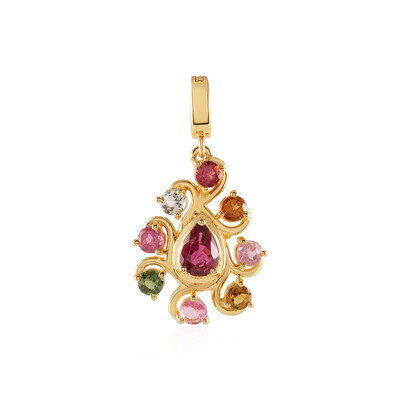 Pendentif en argent et Tourmaline