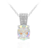 Collier en argent et Topaze Rayon de Lune