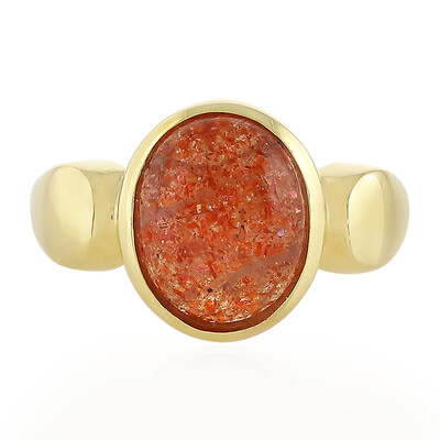 Bague en argent et Pierre du Soleil