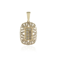 Pendentif en or et Diamant champagne SI2
