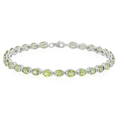Bracelet en argent et Tourmaline Paraïba