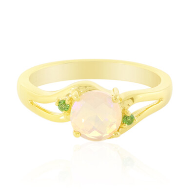 Bague en argent et Opale Welo