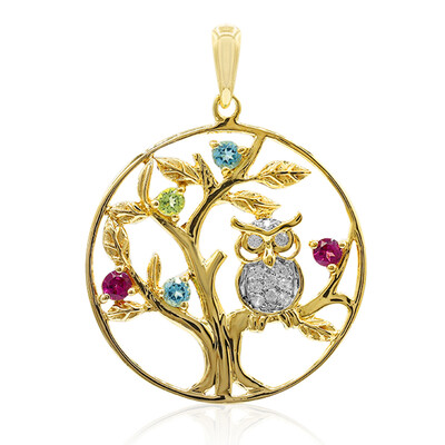 Pendentif en argent et Péridot