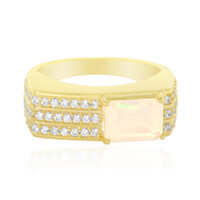 Bague en argent et Opale Welo