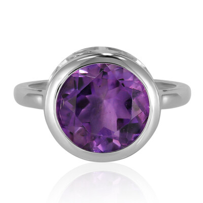Bague en argent et Améthyste (MONOSONO COLLECTION)