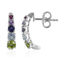 Boucles d'oreilles en argent et Péridot