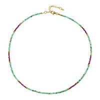 Collier en argent et Emeraude de Socoto
