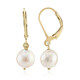 Boucles d'oreilles en argent et Perle d'Akoya (TPC)
