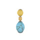 Pendentif en argent et Turquoise (dagen)
