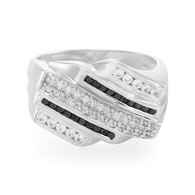 Bague pour homme en argent et Zircon