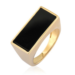 Bague en argent et Onyx noir (de Melo)