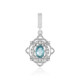 Pendentif en argent et Zircon de Ratanakiri