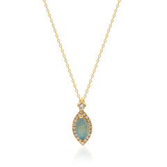 Collier en or et Opale Welo AAA