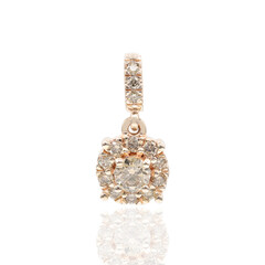 Pendentif en or et Diamant rose de France SI1 d'Argyle 