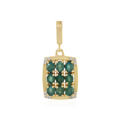Pendentif en argent et Grandidierite