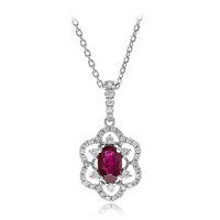 Collier en or et Rubis AAA du Mozambique (CIRARI)