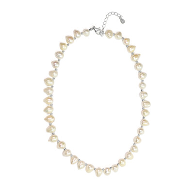 Collier en argent et Perle de culture d'eau douce (TPC)