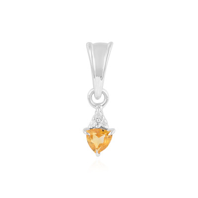 Pendentif en argent et Citrine