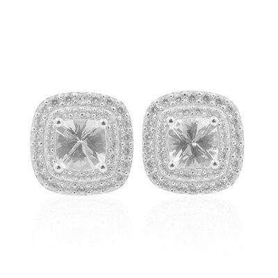 Boucles d'oreilles en argent et Danburite
