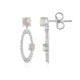 Boucles d'oreilles en argent et Opale Welo
