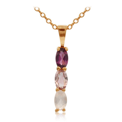 Collier en argent et Grenat Rhodolite