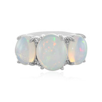 Bague en argent et Opale Welo