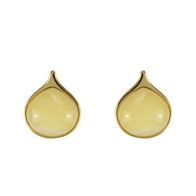 Boucles d'oreilles en argent et Ambre baltique (dagen)
