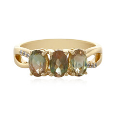 Bague en or et Pierre du Soleil de l’Orégon