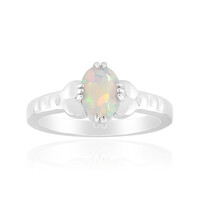 Bague en argent et Opale Welo