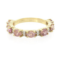 Bague en or et Saphir Padparadscha non chauffé (AMAYANI)