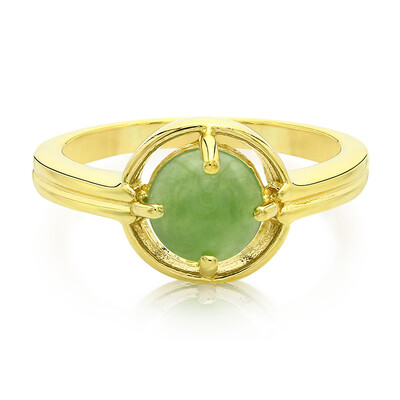 Bague en argent et Chrysoprase impériale