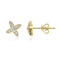 Boucles d'oreilles en or et Diamant SI2 (H) (CIRARI)