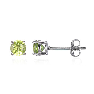 Boucles d'oreilles en argent et Péridot