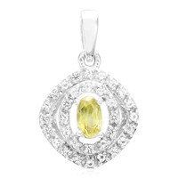 Pendentif en argent et Sphène