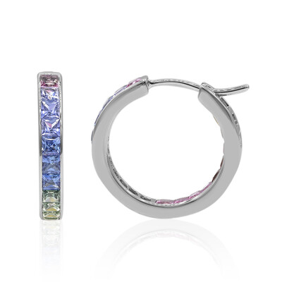 Boucles d'oreilles en or et Saphir bleu (Estée Collection)