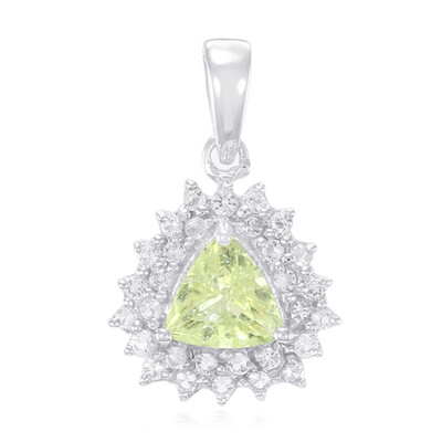 Pendentif en argent et Tourmaline
