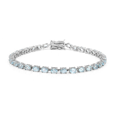 Bracelet en argent et Topaze bleu ciel