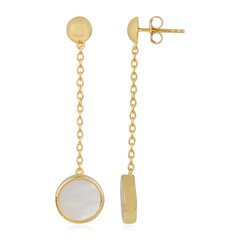 Boucles d'oreilles en argent et Nacre