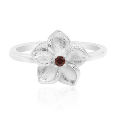 Bague en argent et Grenat du Mozambique