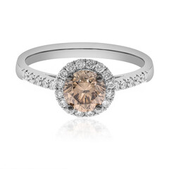 Bague en or et Diamant chocolat SI2 (CIRARI)