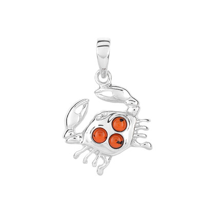 Pendentif en argent et Ambre baltique (dagen)