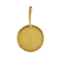 Pendentif en argent et Ambre baltique