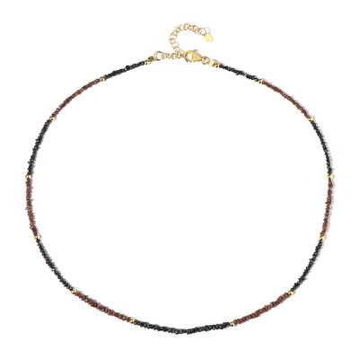 Collier en argent et Diamant noir