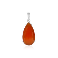 Pendentif en argent et Onyx rouge
